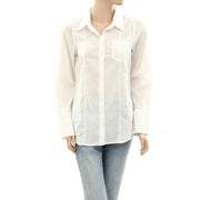 Nili Lotan Buttondown Shirt Tunic Top