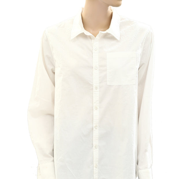 Voyageur By Mersea Moderne Oxford Tee Shirt Tunic Top