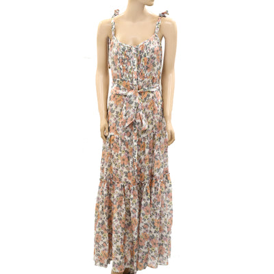 Veronica Beard Floral Printed Maxi dress