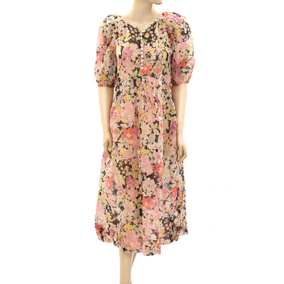 The Great Floral Printed Midi Dress