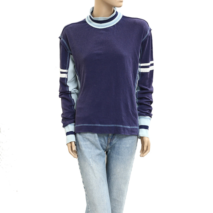 Free People We The Free Striped Blouse Top