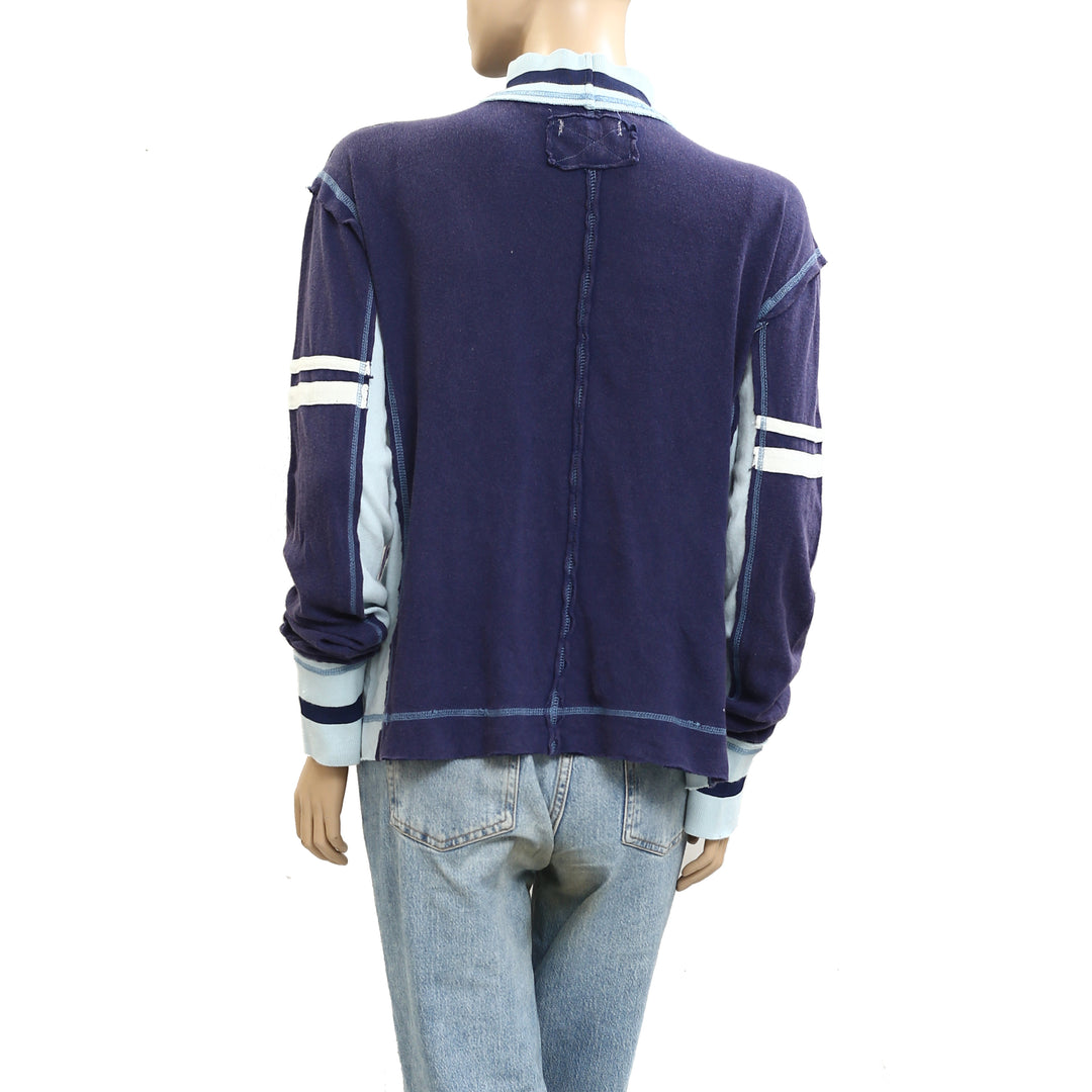 Free People We The Free Striped Blouse Top