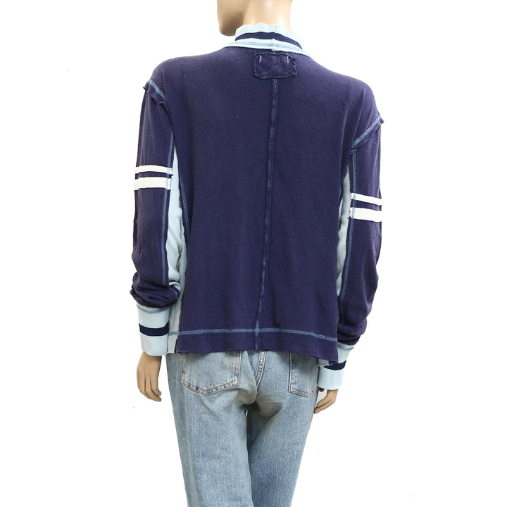 Free People We The Free Striped Blouse Top