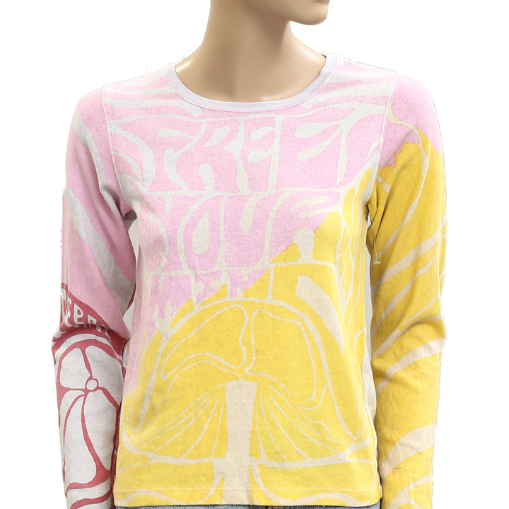 Free People We The Free Printed Tee Blouse Top