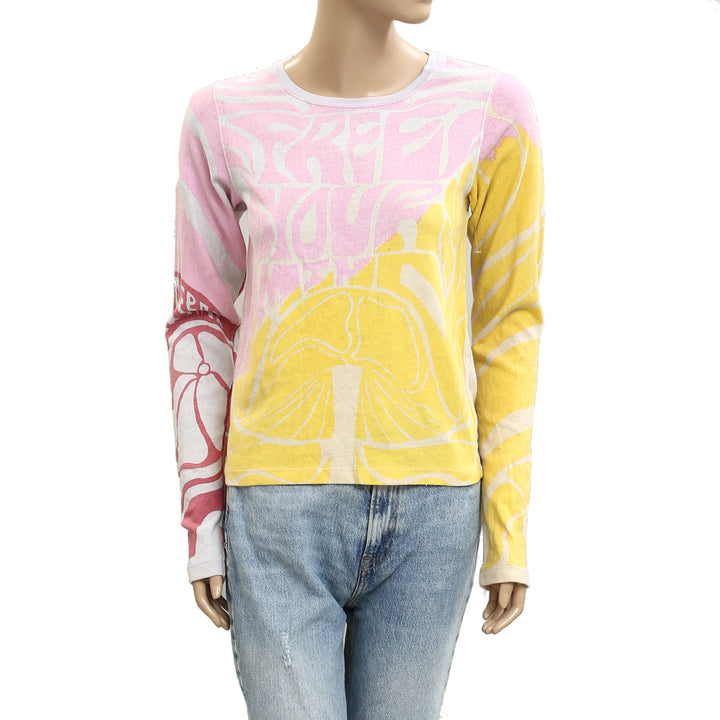 Free People We The Free Printed Tee Blouse Top