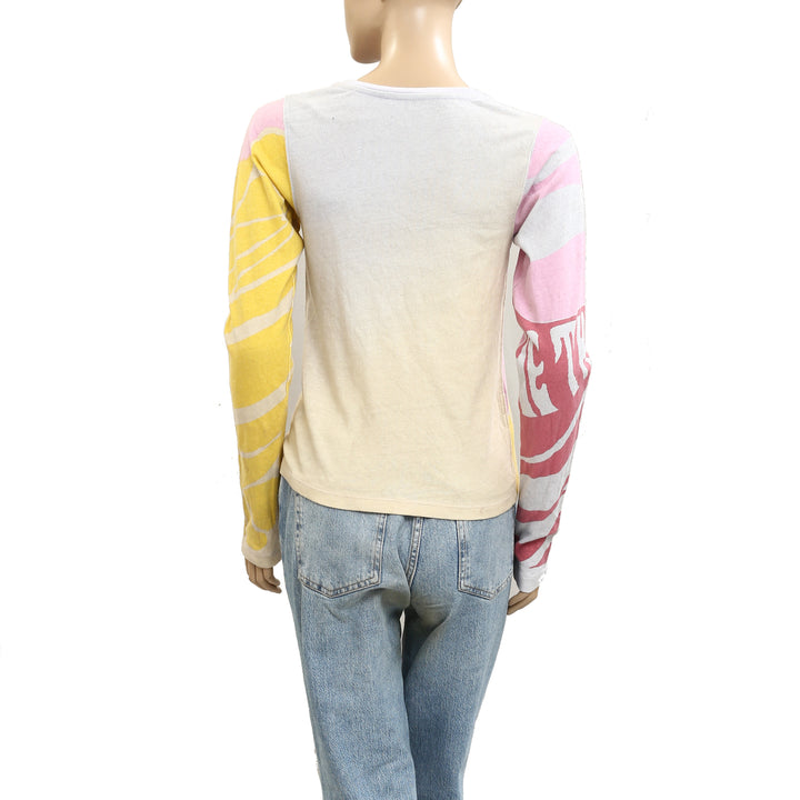 Free People We The Free Printed Tee Blouse Top