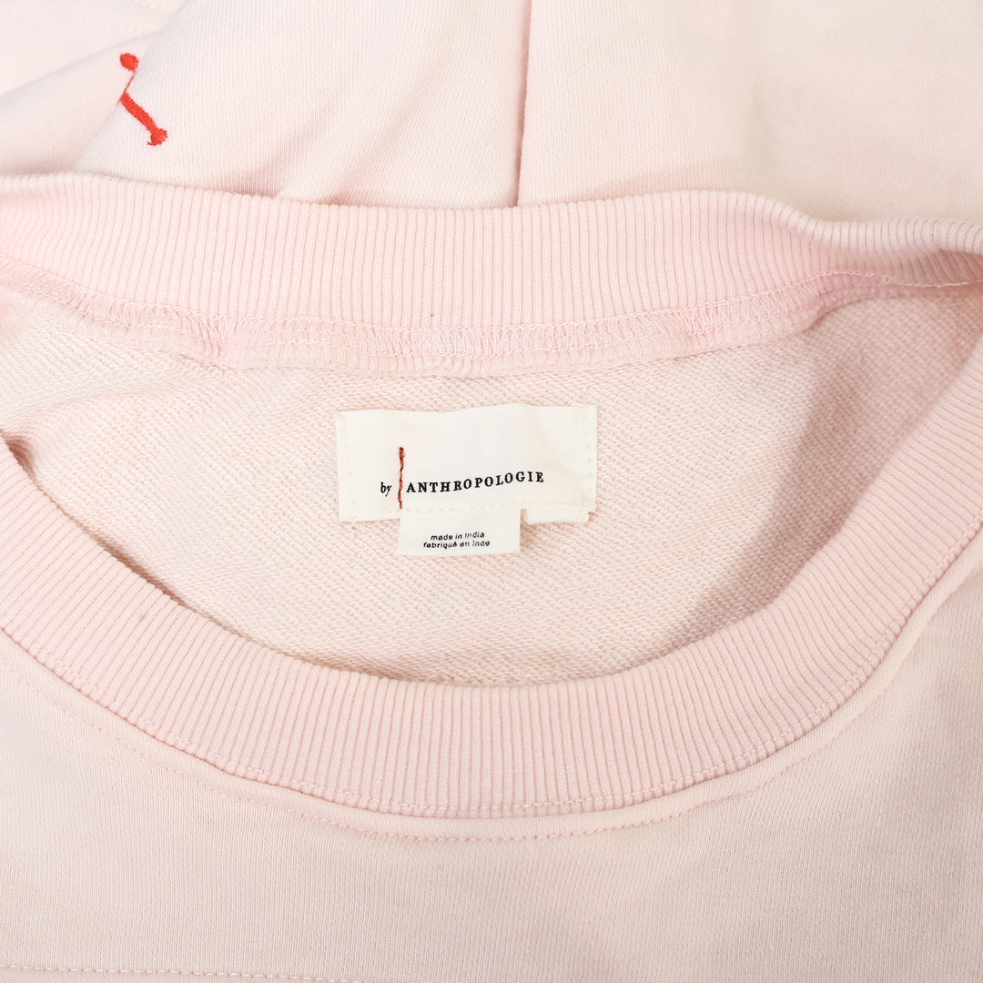 By Anthropologie Embroidered Côte d'Azur Pullover Top