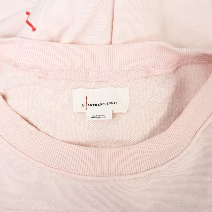 By Anthropologie Embroidered Côte d'Azur Pullover Top