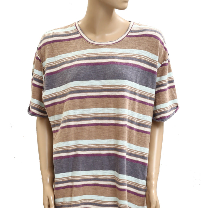 Free People We The Free Nina Stripe Tee Tunic Top