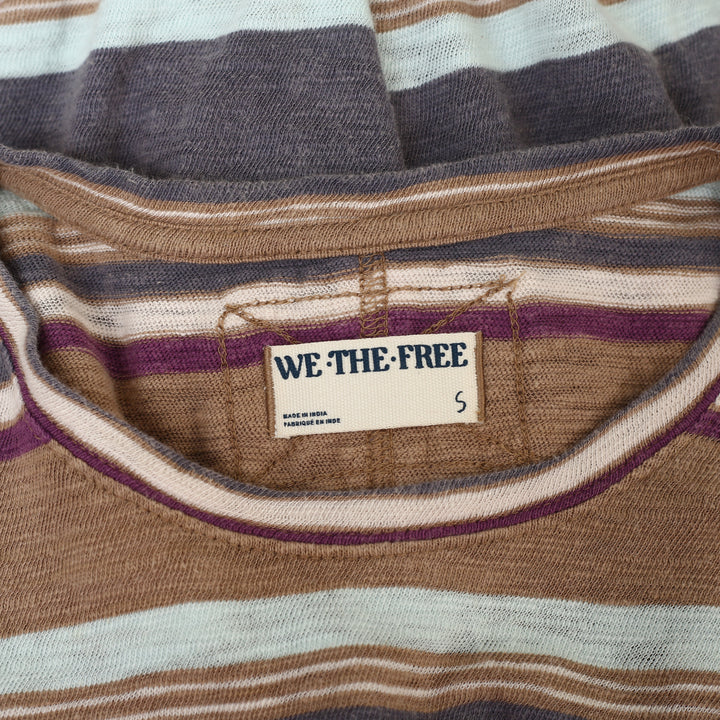 Free People We The Free Nina Stripe Tee Tunic Top