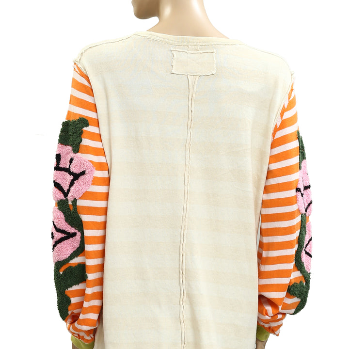 Free People We The Free Rose Stem Tee Tunic Top