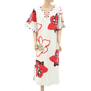 Frances Valentine Delightful Floral Print Kaftan