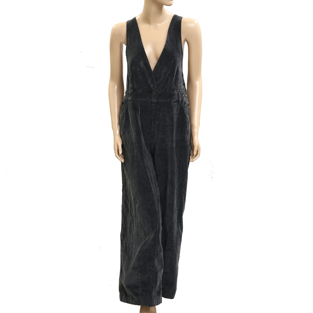 Free People Mara Cord Overall Jumpsuit