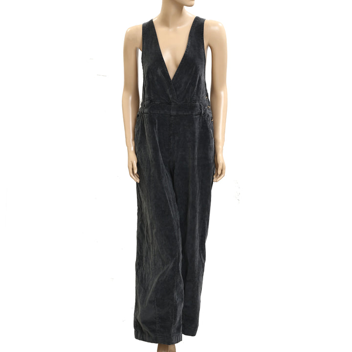 Free People Mara Cord Overall Jumpsuit
