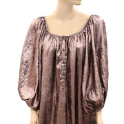 The Great Shimmery Copper Midi Dress