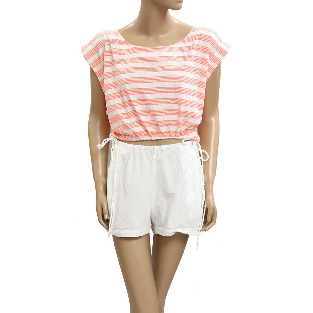 By Anthropologie Cutout Romper