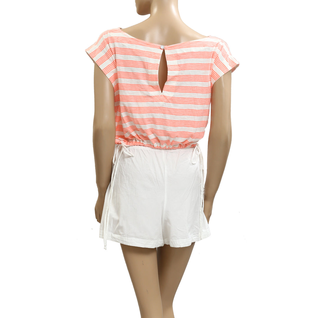 By Anthropologie Cutout Romper