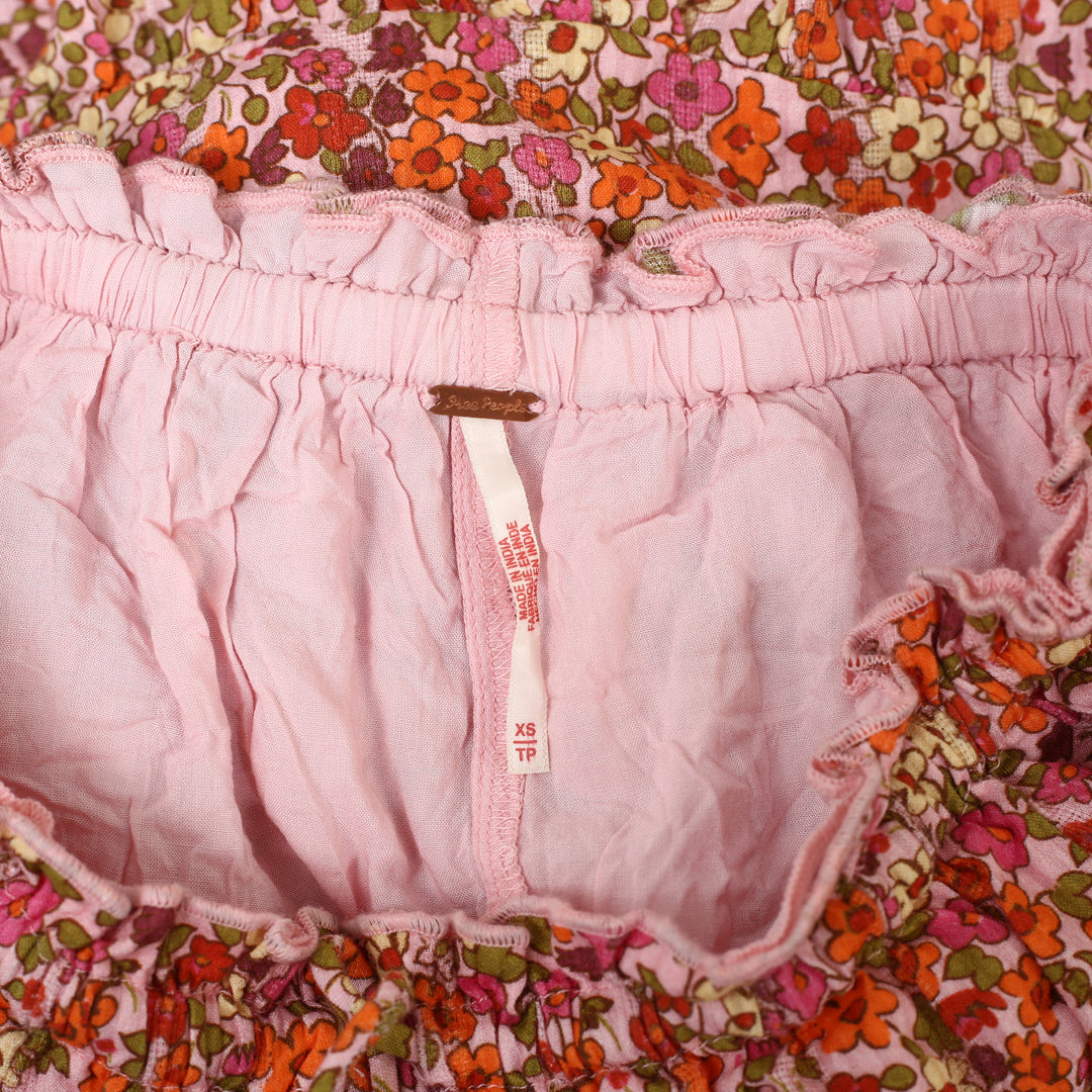 Free People Ellia Printed Shorts