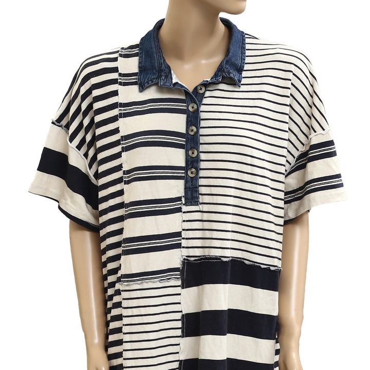 Free People Charlie Tee Tunic Mini Dress