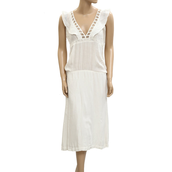 Drolatic Anthropologie Eyelet Midi Dress