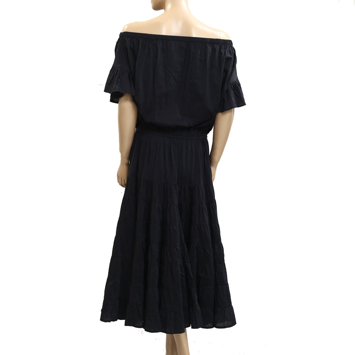 Merlette Off The Shoulder Midi Dress