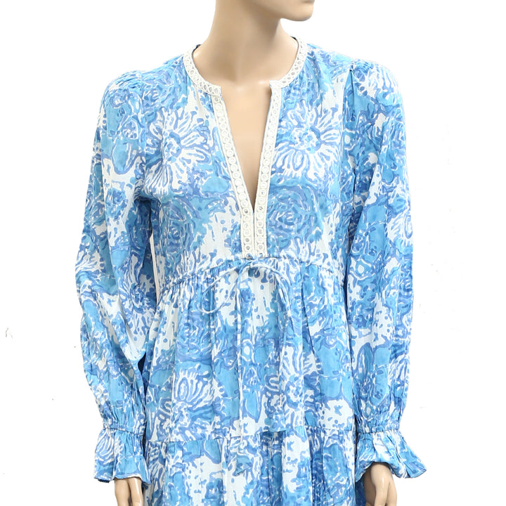 Saylor Anthropologie Ina Midi Dress