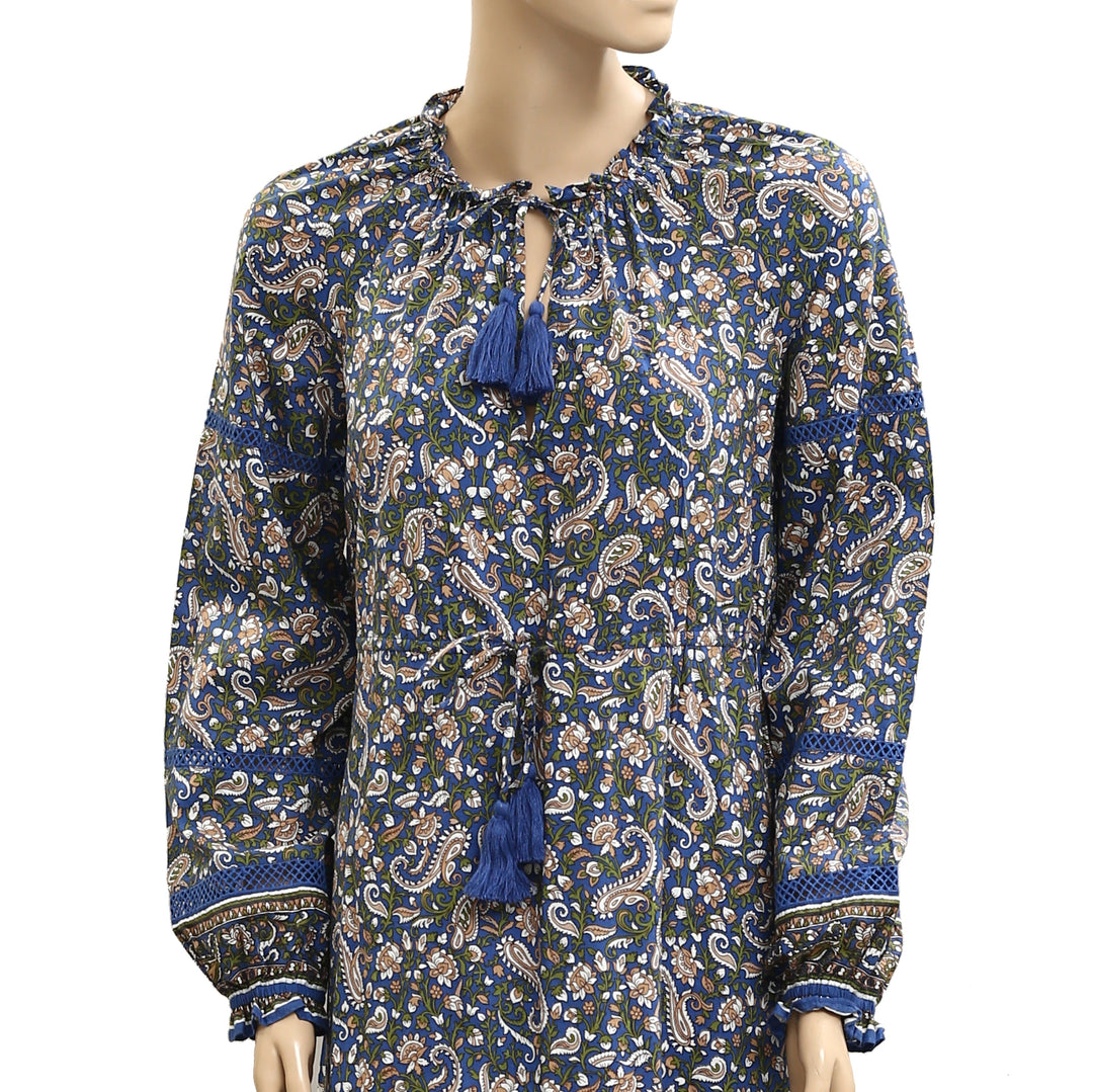 Veronica Beard Sahana Paisley Printed Midi Dress