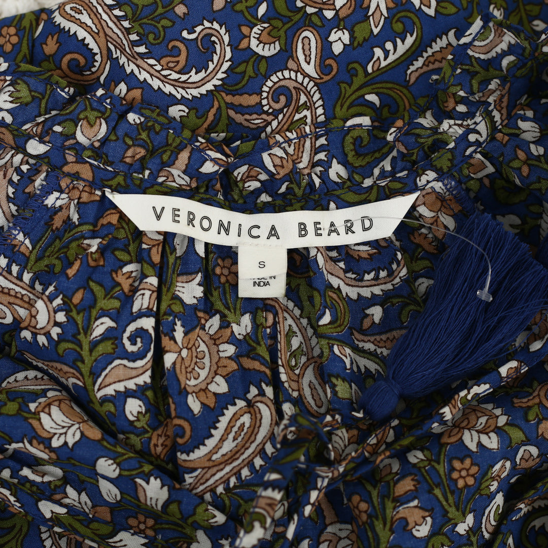 Veronica Beard Sahana Paisley Printed Midi Dress