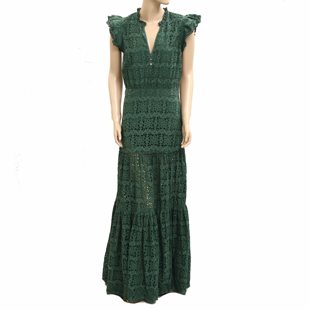 Veronica Beard Satori Eyelet Maxi Dress