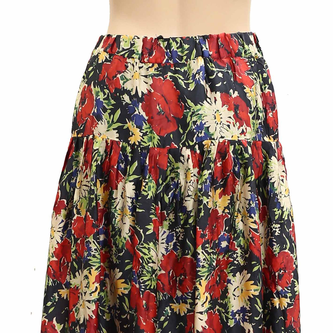 The Great Floral Printed Maxi Skirt