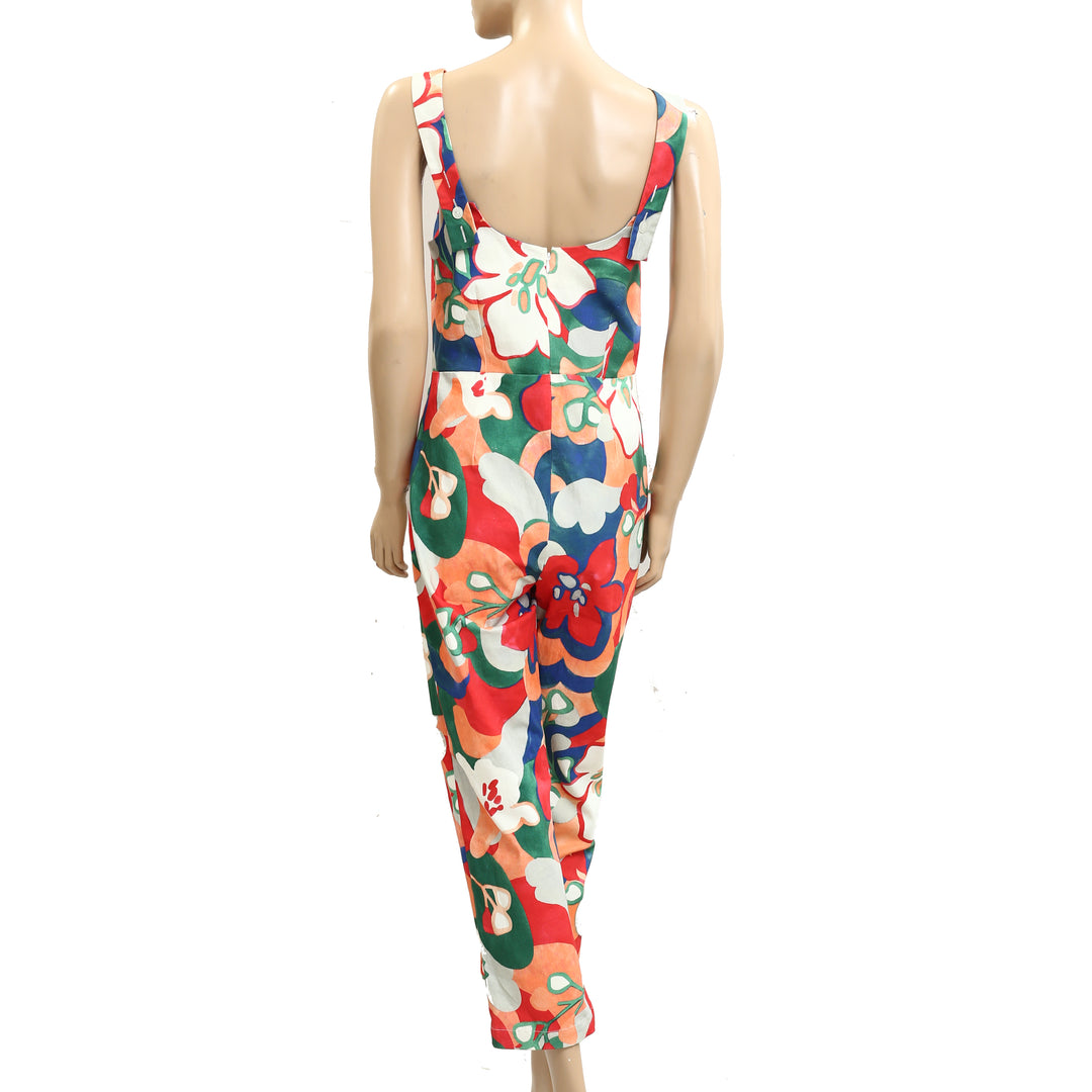Frances Valentine Floral Printed Jumpsuit