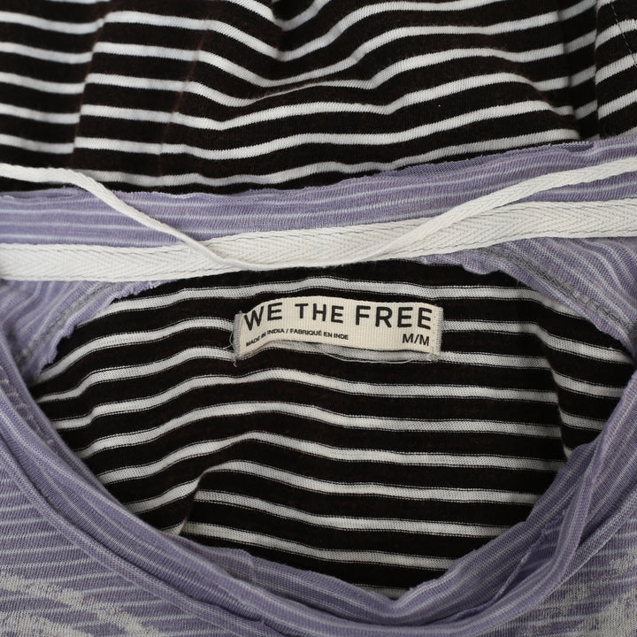 Free People We The Free Striped Printed Blouse Top