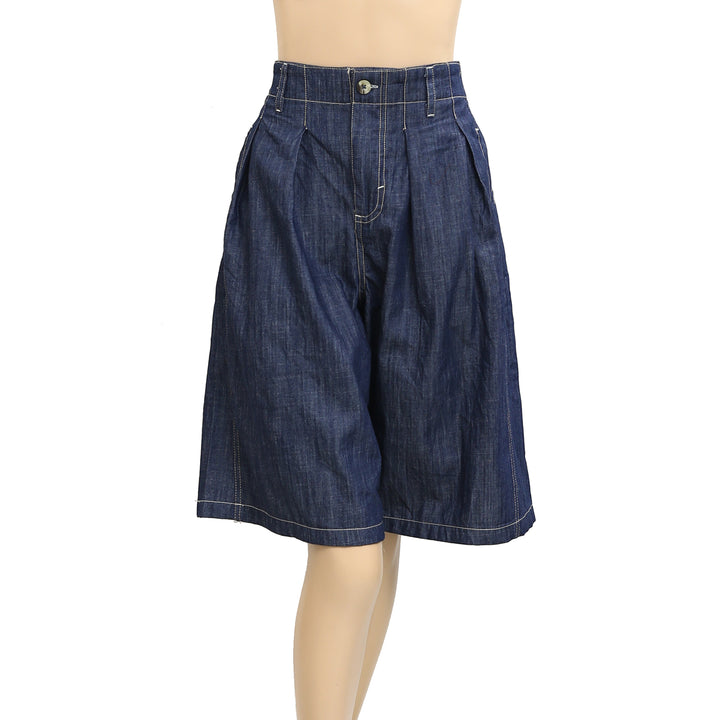 Free People We The Free Denim Capri Shorts Pants