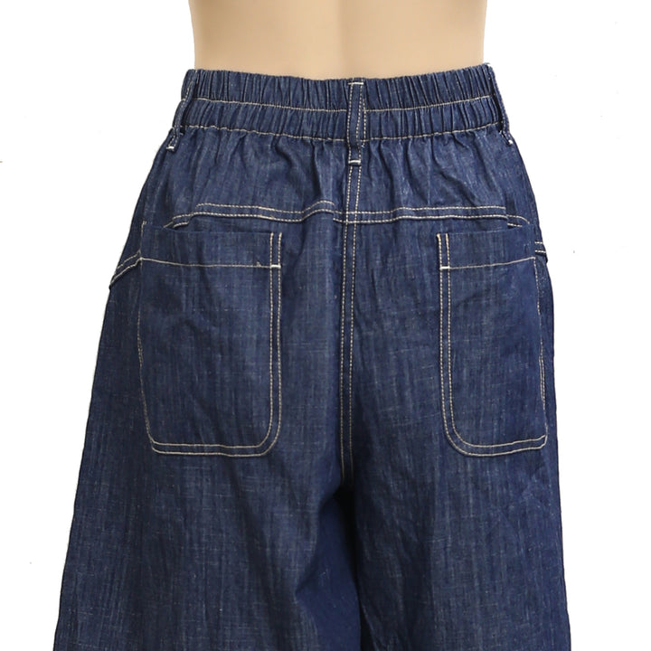 Free People We The Free Denim Capri Shorts Pants