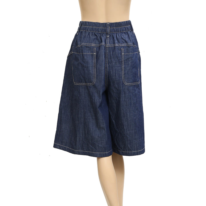 Free People We The Free Denim Capri Shorts Pants