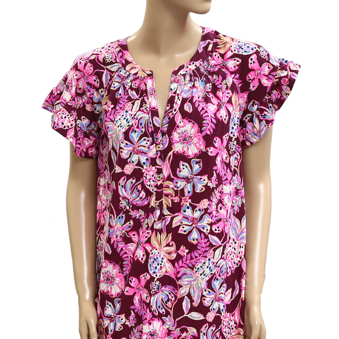 Lilly Pulitzer Floral Printed Mini Dress