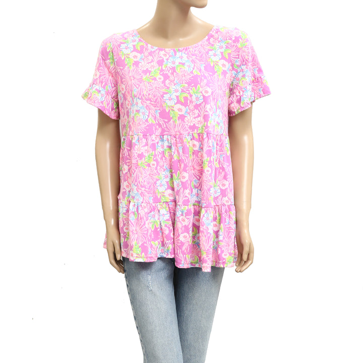 Lilly Pulitzer Floral Printed Tunic Top