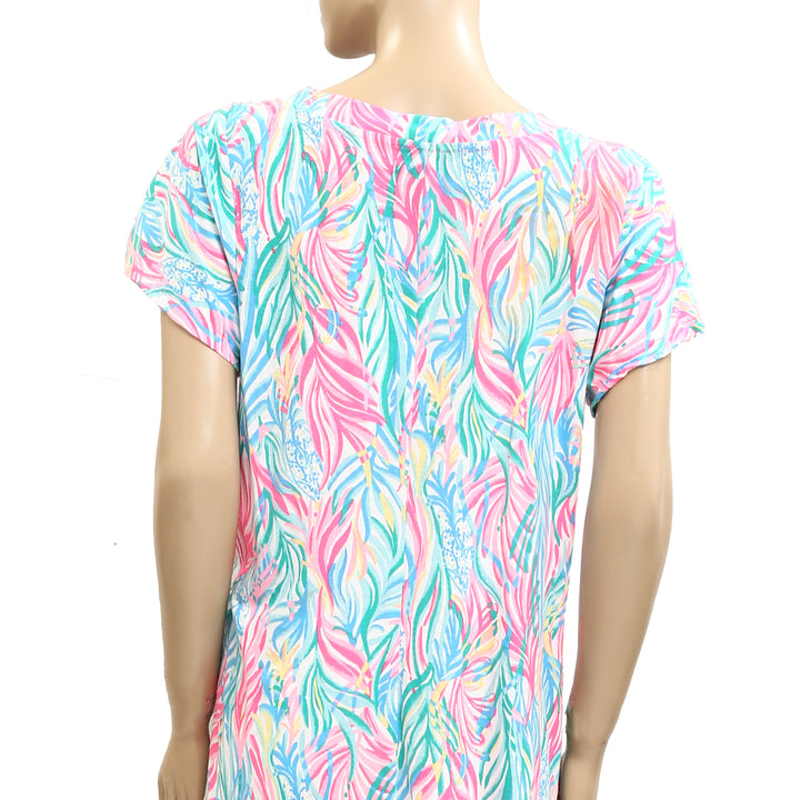 Lilly Pulitzer Printed T-Shirt Mini Dress