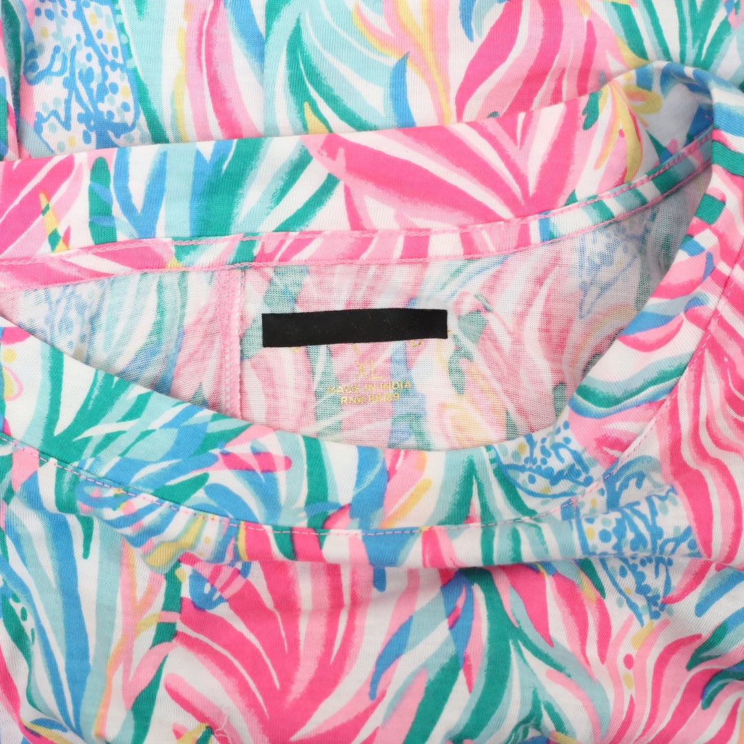 Lilly Pulitzer Printed T-Shirt Mini Dress