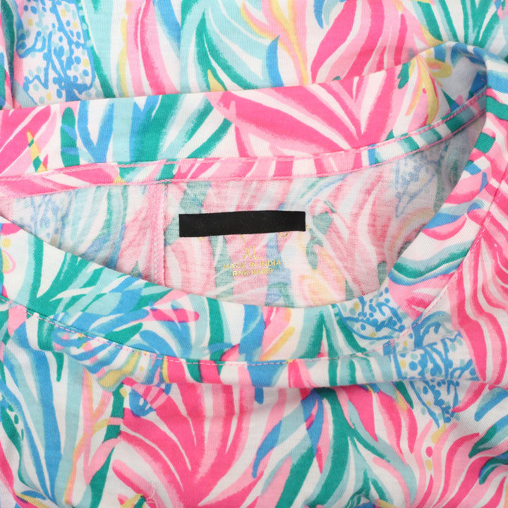 Lilly Pulitzer Printed T-Shirt Mini Dress