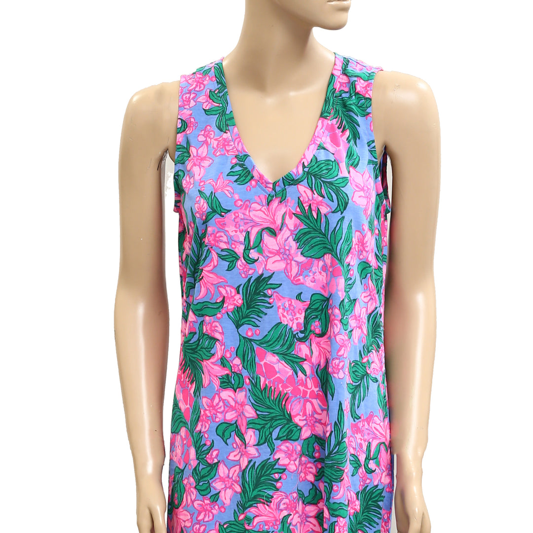 Lilly Pulitzer Floral Printed Shift Tank Mini Dress