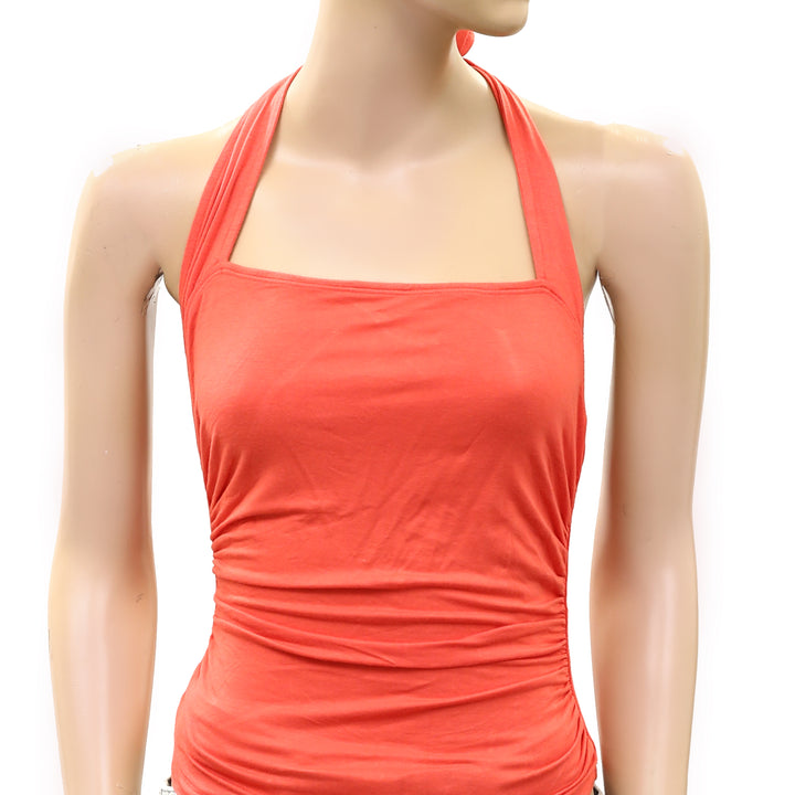 Free People Electric Bloom Halter Blouse Top