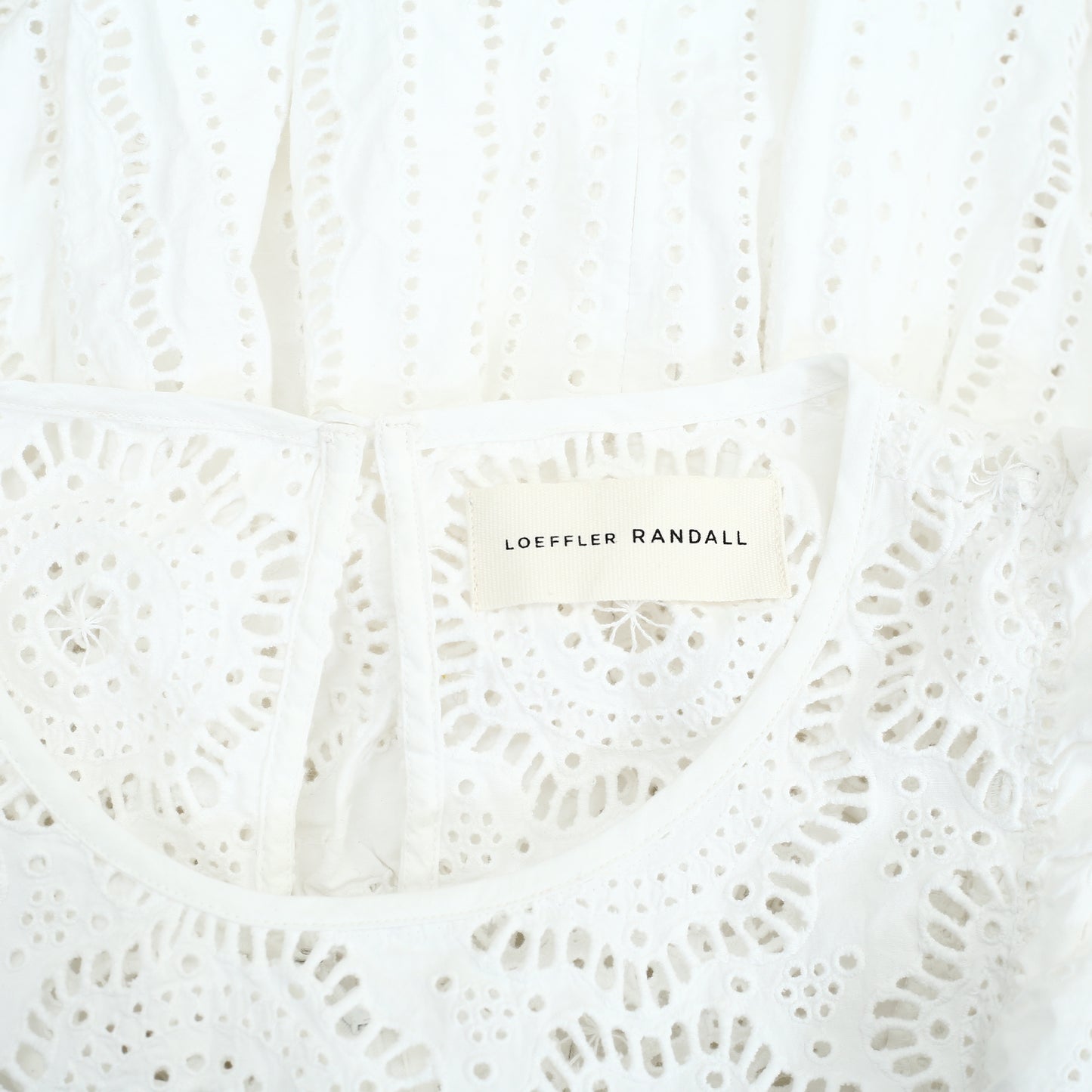 Loefflar Randall Brynn Flutter-Sleeve Midi Dress