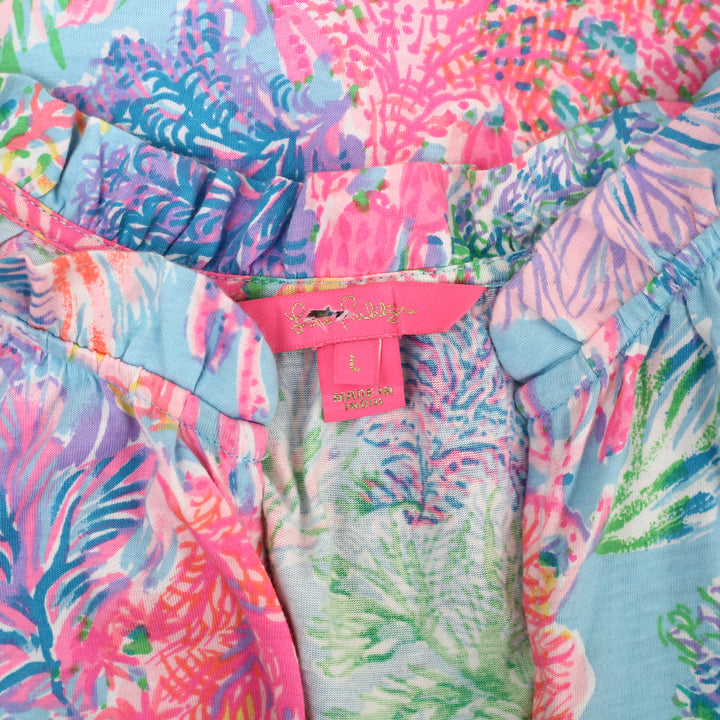 Lilly Pulitzer Floral Printed Tank Midi Dress