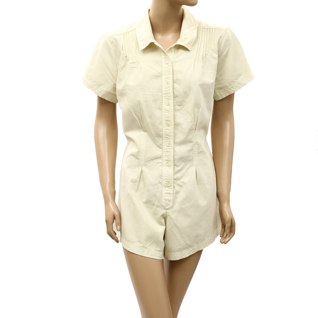 Free People Keep It Crisp Shortall Romper