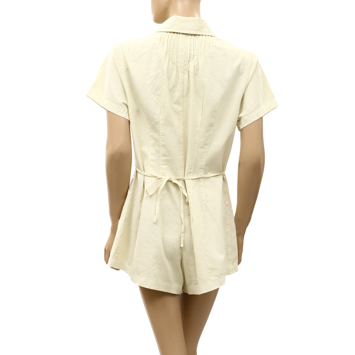 Free People Keep It Crisp Shortall Romper