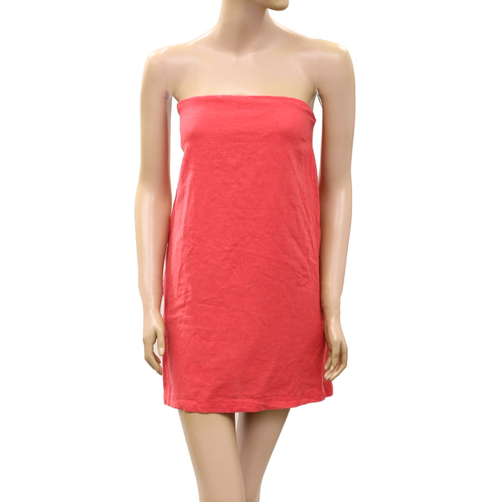 Free People Free-Est Essentially The Best Cotton-Linen Mini Tube Dress