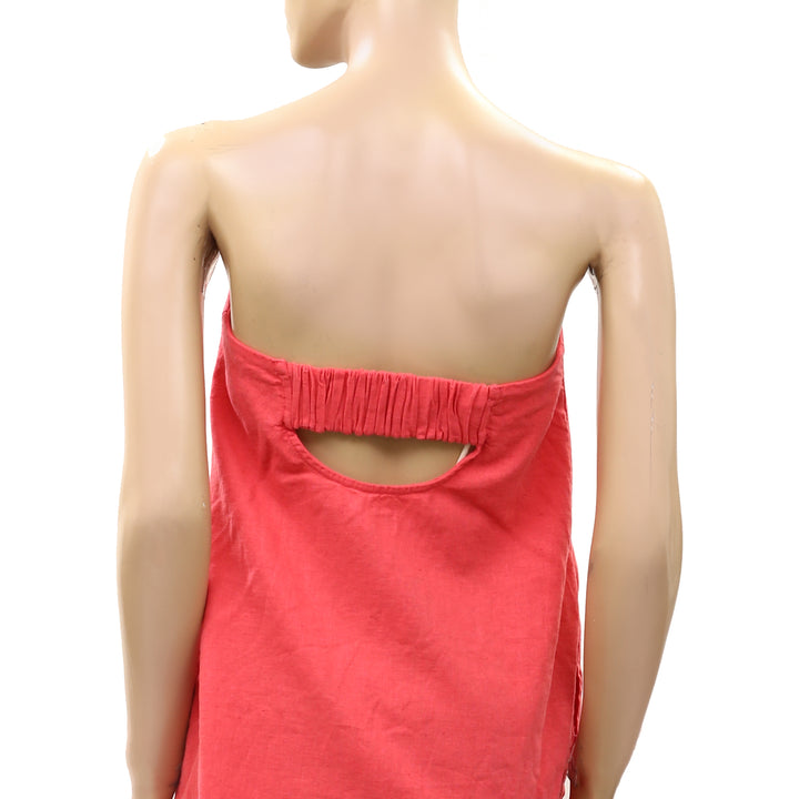 Free People Free-Est Essentially The Best Cotton-Linen Mini Tube Dress