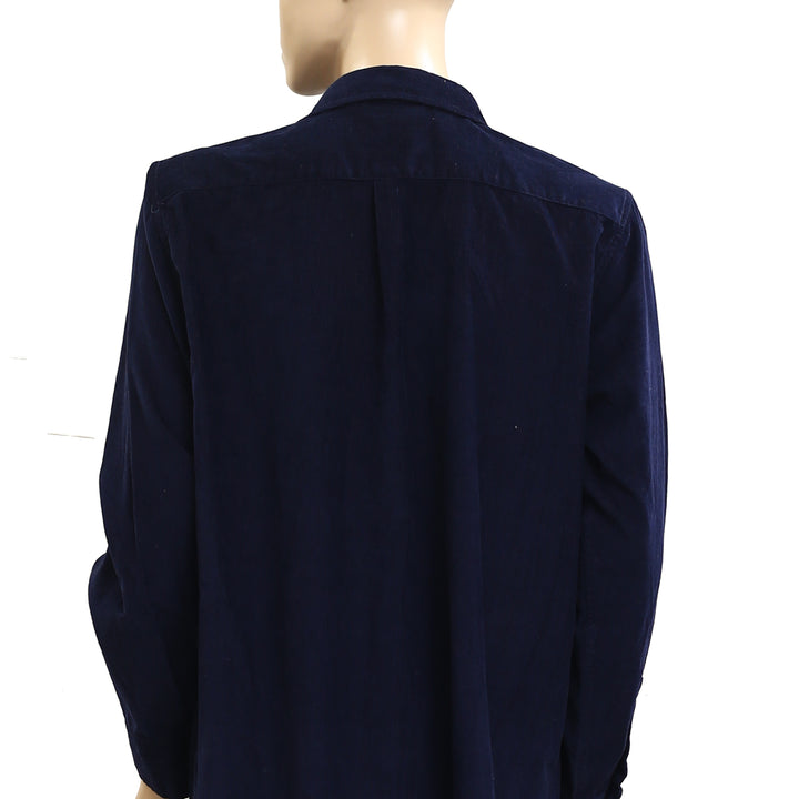 Kerri Rosenthal Ruffle Long Sleeve Tunic Shirt Top