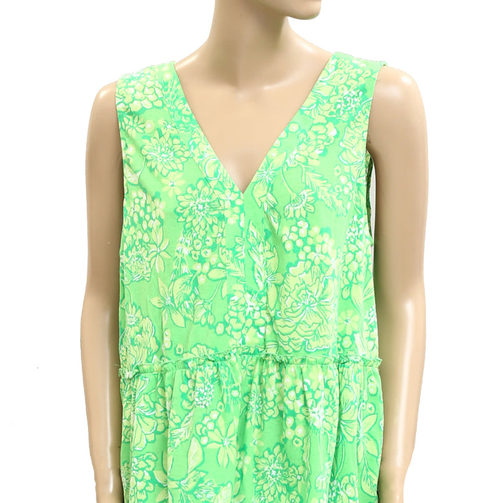Lilly Pulitzer Floral Printed Tank Blouse Top